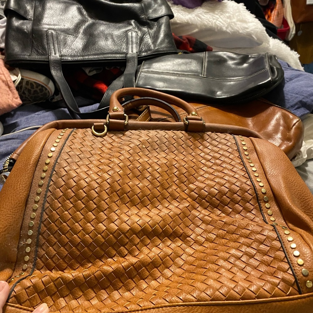 Vieta Vegan leather large handbag